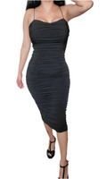 Ruched Midi Dress
