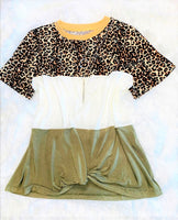 Green Leopard Top