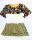 Green Leopard Top