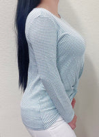 Mint Ivory Top