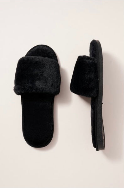 Black Slippers
