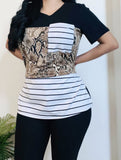 Snake Camo Top
