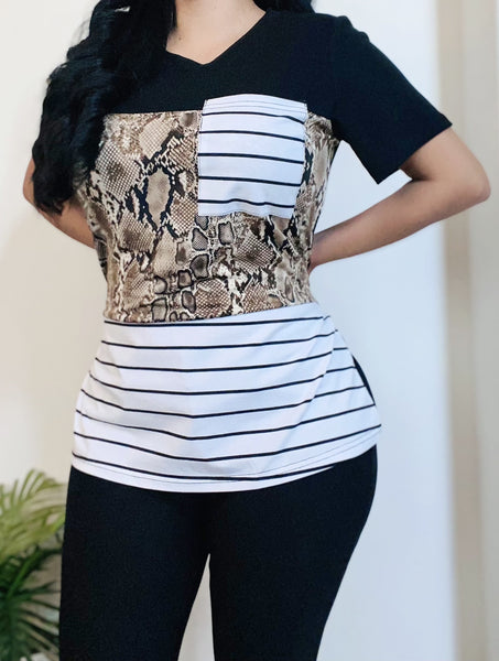 Snake Camo Top