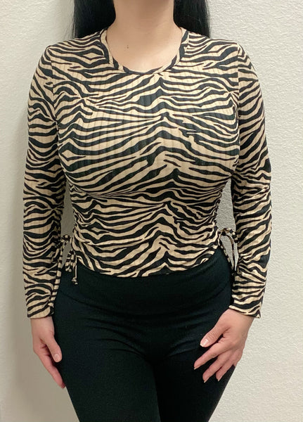 Tiger Print Top