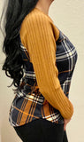 Black Cognac Top