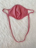 Solid Face Mask with Neck Straps