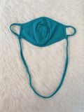 Solid Face Mask with Neck Straps