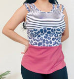 Striped Leopard Tank