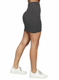 Front Cross Mini Skirt- Black/Soft White