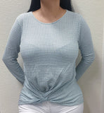 Mint Ivory Top