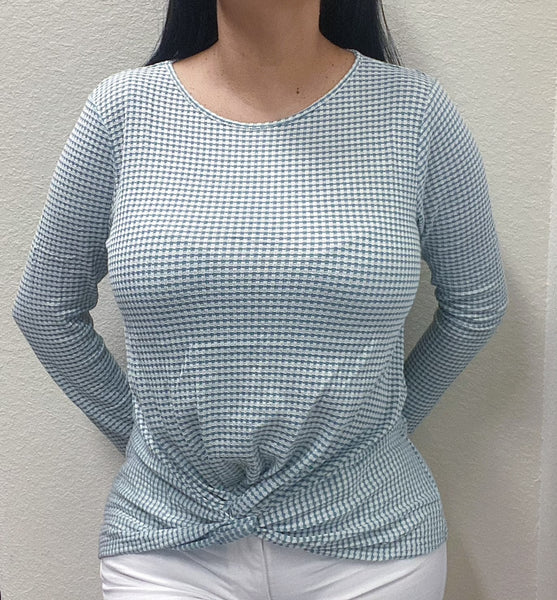 Mint Ivory Top
