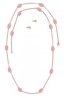 Rose Gold Necklace Set